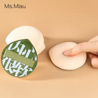 Vente en gros Mme miau Épais Doux Lavable Humide/Sec Larme Grand Fond de teint Coussin d'air Mélangeur Éponge Bouffée Beauté