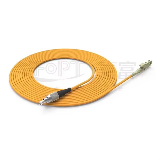 E2000 FC Fiber Optic Patch Cord SM/MM Duplex Simplex OM1-OM5 SX/DX Fiber Jumper Cable PVC/LSZH Sheath Customizable Length FTTH