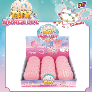 Prix usine coquille bricolage perle ensemble de bijoux <span class=keywords><strong>rose</strong></span> perle étui à la main sensoriel éducatif tige jouet pour enfants - Product Image 3