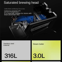 Mesin Espresso Semi-Otomatis Wendougee SDRAGON Velociraptor 2 Group, Model Listrik Komersial Multi-Boiler
