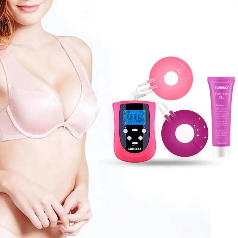 Sunmas Female nipple breast enlargement vibrating breast massager