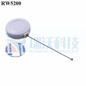 RUIWOR RW5200 retráctil ronda Cable de acero cuerda Retractor trabajar con Cable final aplicar en diferentes productos Anti robo pantalla - Product Image 2