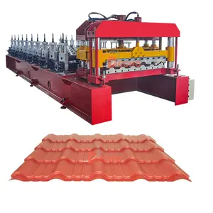 Fabriek Maken Enkele Pers Model Staal Geglazuurde Tegel Koudwalsen Vormen Machine Voor Het Vervaardigen Van Dakplaat