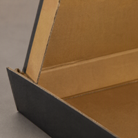 Boîtes à pizza mini rigides réutilisables avec logo imprimé personnalisé, carton noir de qualité alimentaire pour sushis, pizzas, sucre, huile d'olive, emballage cadeau