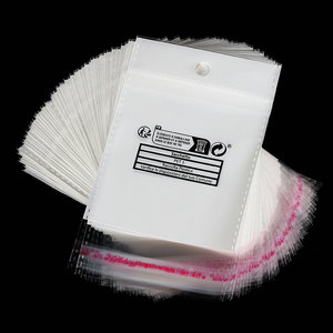 Kích thước tùy chỉnh Bopp <span class=keywords><strong>OPP</strong></span> CELLO Giấy bóng kính tự dính <span class=keywords><strong>seal</strong></span> Bag với treo tiêu đề - Product Image 1