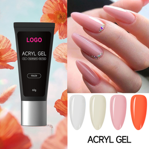 Hot Selling HEMA&TPO Free 30g 60g Acrylic Gel Stable Modeling and <b>Nail</b> <b>Extension</b> Gel OEM Trade Large Batch Production Salon - Product Image 1