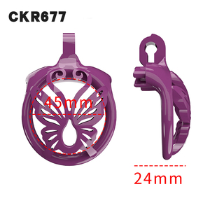 <span class=keywords><strong>Mini</strong></span> plat en plastique esclave mâle dispositif de chasteté Cock Bondage Cage avec 5 anneaux jouets sexuels pour adultes pour hommes - Product Image 3