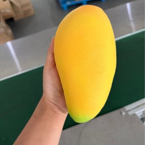 Elonna Extra Large Mango Thermoplastic Rubber Squishy Slow-Rebound Stress-Relieving Squeeze <b>Toy</b>-Unisex 14 Years & up - Product Image 3