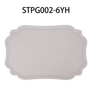 Vente en gros 2026, tapis de table en cuir PVC, rectangulaire, sous-plat en PU pour mariage, maison, cuisine - Product Image 6