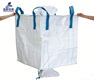 Sac Jumbo FIBC Super Sack 1500 kg d'<span class=keywords><strong>occasion</strong></span>, 1 tonne, en PP respirant, pour produits chimiques, talc, dolomite, chargement en vrac - Product Image 1