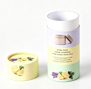 Emballage personnalisé en tube de papier rond écologique de qualité alimentaire pour poudre de probiotiques et compléments alimentaires - Product Image 6