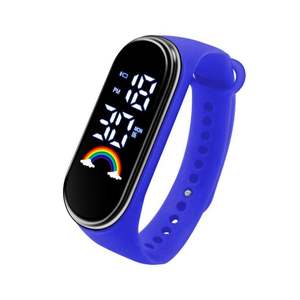 Venta Directa de Fábrica, Reloj Deportivo Digital LED Ovalado de ABS con Diseño Kawaii para Hombre, con Cierre de Pulsera - Product Image 3