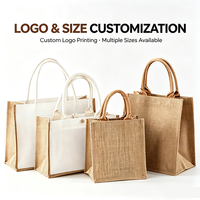 Sacs en toile de jute personnalisés pour femmes avec logo, résistants à l'eau, écologiques, sacs à main pour mariage