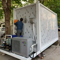 Contenedor Refrigerado Portátil de 20 pies con Certificación CE, Panel Solar, Compresor Silencioso para Carne, Pescado, Mariscos, Verduras y Frutas