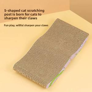 Grosir disesuaikan kucing Modern papan penggaruk gaya mobil Sisal kucing batang penggaruk kucing peliharaan tiang penggaruk dengan kemasan karton - Product Image 4