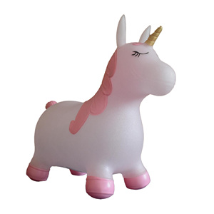 어린이 실내 놀이 및 야외 재미를위한 핫 세일 친환경 PVC 풍선 점프 말 타고 장난감 - Product Image 1