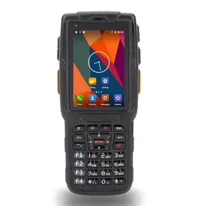 Android 8.1 máy tính di động gồ ghề cầm tay PDA điện thoại máy quét mã vạch 1D/2D Laser QR đọc mã C43