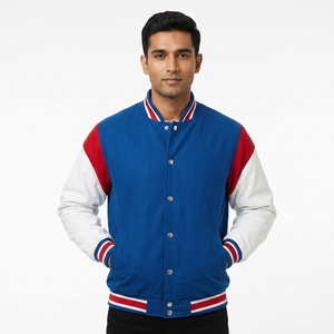 Top Quality Men Varsity <b>Jacket</b> Adult Wear Hot Selling Comfortable <b>Cheap</b> rate varsity <b>Jacket</b> for man with Custom Logodesign - Product Image 1