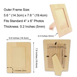 Hiện Đại Tự làm bức tranh khung ảnh Tabletop hiển thị và Tường Gắn Home trang trí cắt dán hình ảnh khung ảnh - Product Image 3