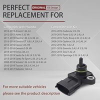 Sensor MAP de Repuesto, Números OE 393002B000/3930003000/393002B100 para Accent 2008-2019, Tucson 2008-2018, Sonata 2009-2019