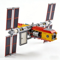 Juguete de Construcción de Satélites Programable y Personalizable, Bloques de Construcción con Control por Aplicación para Niños, Aprendizaje STEM