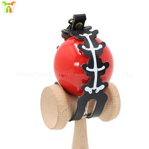 ポータブルPUレザーケンダマケース ジェイドソードボールホルダー 日本製ケンダマスキルトイキャリングバッグキーホルダー - Product Image 5