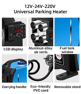 2025 nouveau <span class=keywords><strong>chauffage</strong></span> Diesel 220V <span class=keywords><strong>chauffage</strong></span> à air Portable 5KW 8kw <span class=keywords><strong>chauffage</strong></span> de stationnement 12V 24V pour voiture, coffre, bateau, <span class=keywords><strong>Camping</strong></span> ou maison - Product Image 5