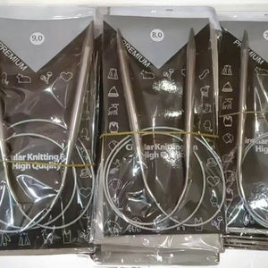 Aiguilles circulaires à double pointe en bois de 2,0 à 10 mm, 13/60/80/100/120 cm, durables, pour le tricot domestique, outils de tricot pour les spécialistes - Product Image 3