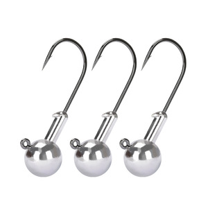 3 hameçons à tête renforcée 3.5 5 7 10 14 21g pour la pêche au black-bass - Product Image 2
