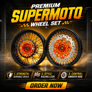 Ruedas Supermoto de Alto Rendimiento de 17 Pulgadas Compatibles con <span class=keywords><strong>KTM</strong></span> EXC EXC-F <span class=keywords><strong>SX</strong></span> SXF XCW XC XCF-W 125-530 2003-2026 - Product Image 1