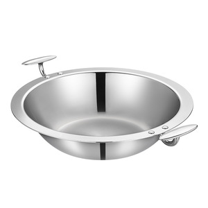 Stainless Steel Hot <b>Pot</b> 4.1L-6L <b>Large</b> Capacity Uncoated For Induction And Gas Stoves Commercial Use - Product Image 1