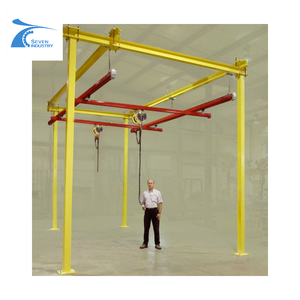 Grúa <span class=keywords><strong>KBK</strong></span> Estándar de Doble Viga de Aleación de Aluminio Ligero, Grúa de Elevación Integrada Sobre Rieles - Product Image 3