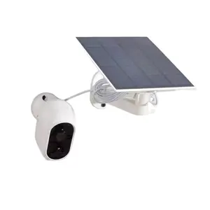 Telecamera da esterno intelligente con durata della batteria di 180 giorni HD 1080P telecamera di sicurezza domestica Wireless con pannello solare