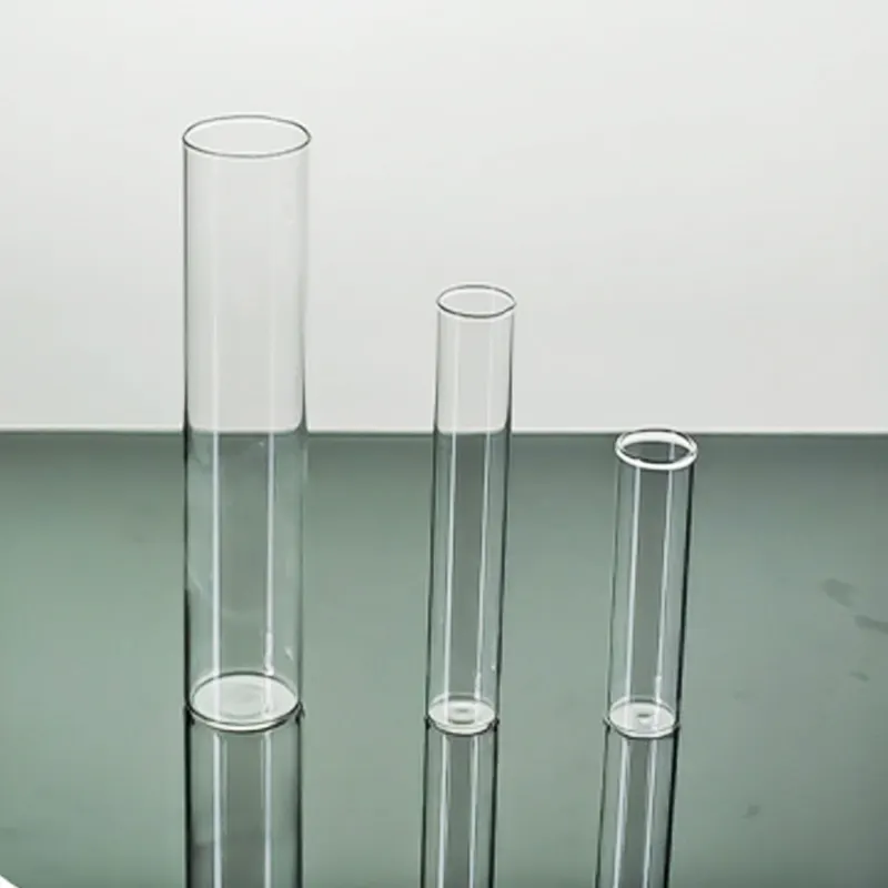 Tubo de vidro de borosilicato para laboratório de teste de grau médico personalizado Tubo capilar de vidro 2mm