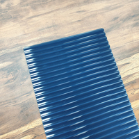 Dunkelblaue Rafle Acryl-Laminatplatte (PMMA) Umweltfreundliche Wasserfeste Hotel-Waschtischplatten Schrankoberflächen Arbeitsplatten