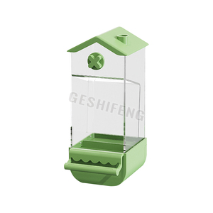 Hot Selling Transparent <strong>Bird</strong> Cage Accessories <strong>Food</strong> Holder Parrot <strong>Fruit</strong> Vegetable Feed Container - Product Image 1