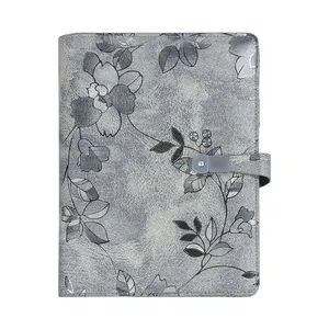 Kreative Einfachheit A5A6 Binder Sechs-Loch-Binder Notepad Silver Notebook Art minimalist isches Notebook kann angepasst werden