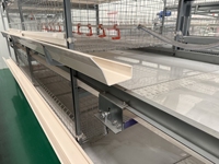 Nouvelle cage automatique pour poules pondeuses, cage à batterie de type H en acier inoxydable et acier galvanisé, facile à nettoyer, pour ferme avicole complète