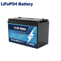 Batterie rechargeable Lifepo4 12V 50Ah 100Ah 200Ah 300Ah 400Ah, pack de batteries lithium-ion, batterie de stockage d'énergie haute capacité