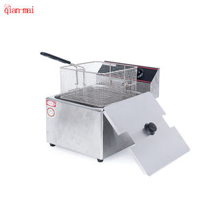 Equipo eléctrico de cocina de comida rápida de acero inoxidable, freidoras profundas de 11 litros, máquina freidora de pollo, patatas fritas <span class=keywords><strong>Mcdonalds</strong></span> - Product Image 2