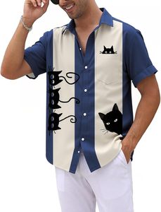 <span class=keywords><strong>Camisas</strong></span> de bolos de satén <span class=keywords><strong>estilo</strong></span> <span class=keywords><strong>Rockabilly</strong></span> Retro de los años 50 para hombre, <span class=keywords><strong>camisas</strong></span> de campamento Vintage con botones, técnicas bordadas para verano - Product Image 3