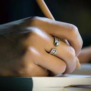 52 Hz <b>Couple</b> <b>Ring</b> Creative Numbers His or Hers <b>Matching</b> <b>Couple</b> <b>Ring</b> Engagement Bands Jewelry Gifts for Christmas Valentine's Day - Product Image 2