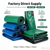 Bâche PVC sur mesure 450-650 g/m² – Tissu enduit imperméable, ignifuge et anti-UV – Couleurs et tailles personnalisables pour camions et entrepôts