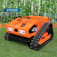 Tondeuse autoportée à rayon de braquage zéro, construction robuste, norme Euro 5/EPA, pour plantations de caoutchouc et d'huile de palme