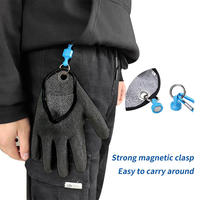 Gants de sécurité professionnels d'été pour pêcheurs, résistants aux coupures et aux perforations, avec aimant intégré, pour la pêche, la chasse et le cyclisme