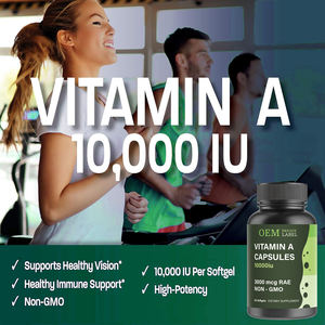 Cápsulas de Vitamina A por Atacado para Apoio à Saúde Celular Imunológica, Promoção da Visão e da Pele, 3000mcg, Não-OGM - Product Image 6