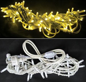 PVC Fairy <strong>Lights</strong> Fwhite Black White Rubber Led String 200m Outdoor Exterior House Christmas Holiday Party Decorative Landscape - Product Image 4