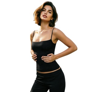 Top Bandage Negro, Rosa, Blanco, Borgoña, Cuello Asimétrico, Ajustado, para <span class=keywords><strong>Mujer</strong></span>, Venta al por Mayor, Top de Tirantes para Fiesta y Uso Casual - Product Image 4