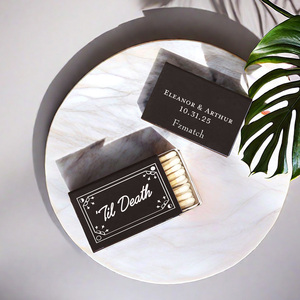 Boîtes <span class=keywords><strong>d</strong></span>'allumettes personnalisées écologiques et modernes pour la marque, idéales pour les bougies <span class=keywords><strong>d</strong></span>'hôtel, les fêtes et l'éclairage, vente en gros en vrac pour le Henan - Product Image 5