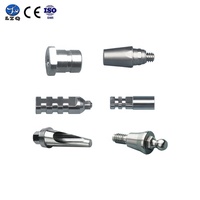 Abutment d'implant dentaire électrique en alliage de titane avec joint torique, temporaire, certifié CE, en promotion